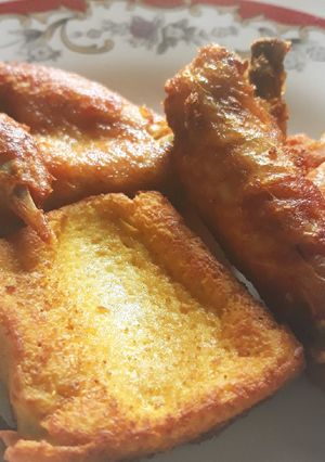 Foto resep Sayap ungkep kuning Racik Ayam Goreng