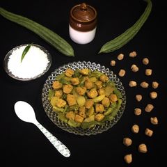 A picture of Soya Ridge Gourd Curry.