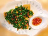 Đậu hủ sốt mỡ hành