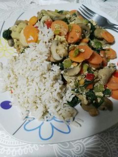 Una foto de Revoltillo de verduras