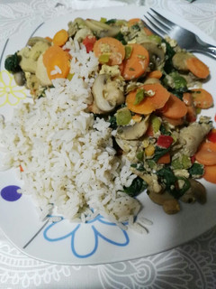 Una foto de Revoltillo de verduras