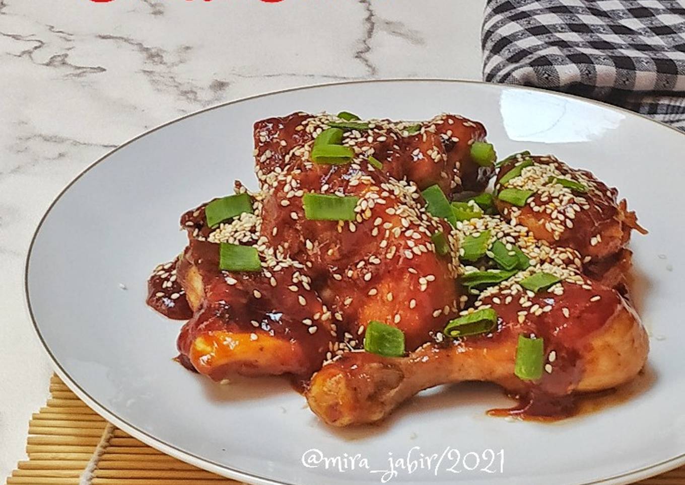 Ayam Panggang Saus ala Thai