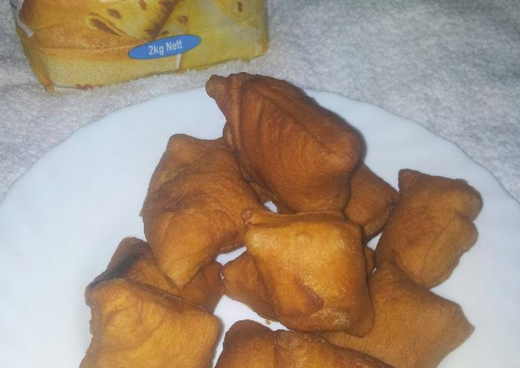 Easiest Way to Make Homemade Mandazi#deep fried snack