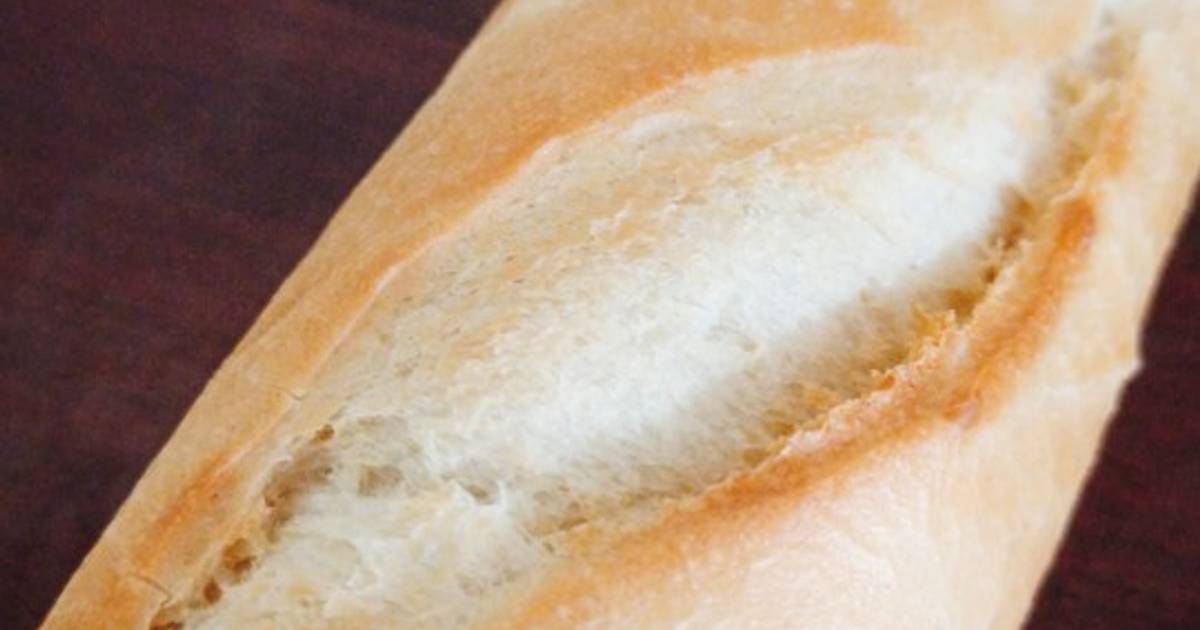 Easy baguette using a bread machine or a stand mixer Recipe by Michiyo