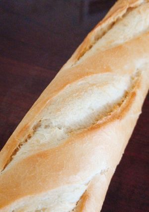 A picture of Easy baguette using a bread machine or a stand mixer.