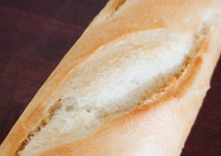 Steps to Prepare Favorite Easy baguette using a bread machine or a stand mixer