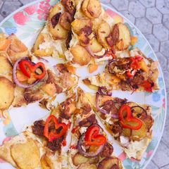 A picture of Potatoe frittata.