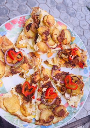A picture of Potatoe frittata.