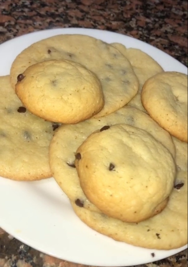 Una foto de Cookies con chips