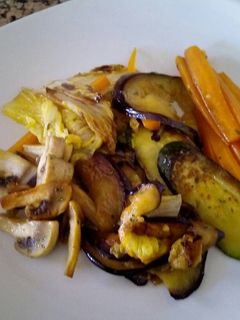 Una foto de Salteado de verduras