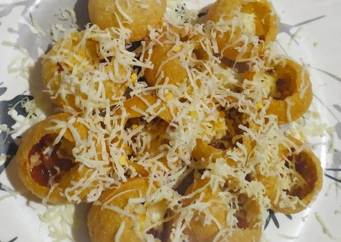 Pizza panipuri Recipe by Sakshi Nillawar - Cookpad