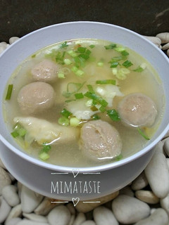 Foto resep Baso pangsit kuah
