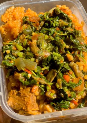 Miyar ganye (Vegetable soup) ainihin hoton girkin