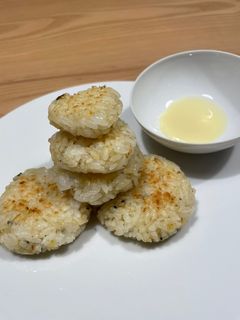 煉乳甜鹹米煎餅 的食譜成品照片