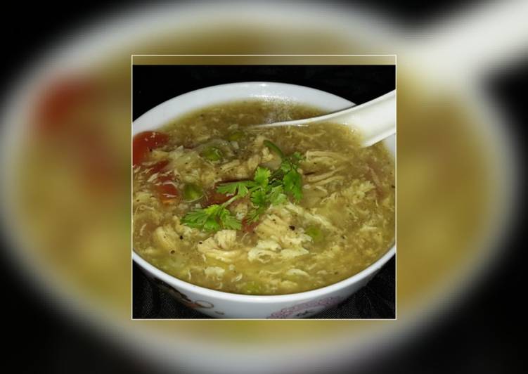 5 Easy Dinner Chicken hot and egg soup 🥚