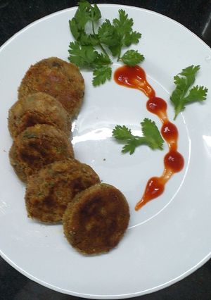 A picture of Sprouted Brown Chana Cutlets.