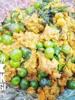 Foto resep Oncom Leunca masak kemangi