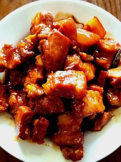 Hình của món Thịt kho keo.