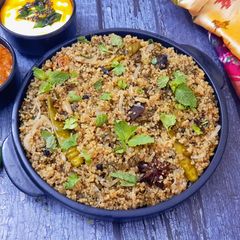A picture of Telangana Style Bagara Quinoa.