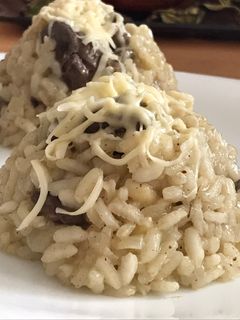 Csirkemájas rizottó recept fotója
