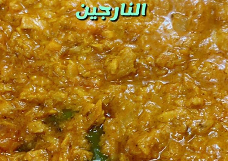 باجي تونة بحليب جوز الهند (النارجيل _ النارجين)