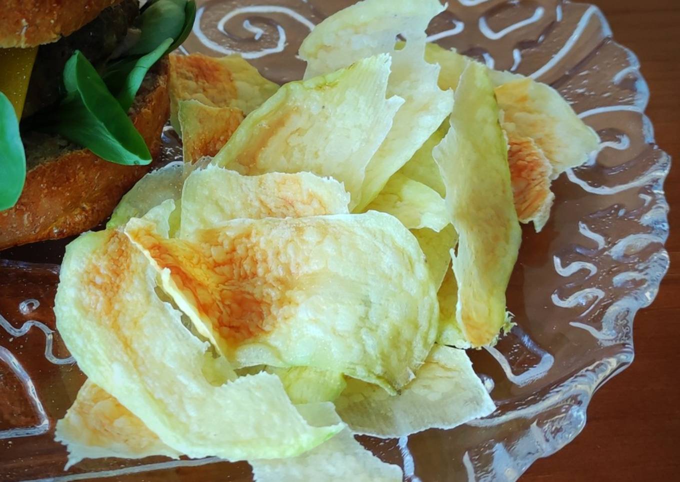 Patatas fritas de bolsa tipo chips en microondas (muy fáciles)