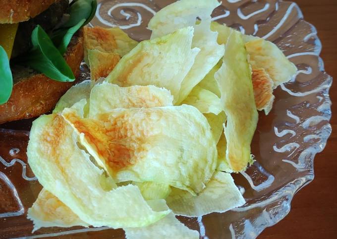 Consentimiento atraer País de origen Patatas fritas de bolsa tipo chips en microondas (muy fáciles) Receta de  Ana Cocinela - Cookpad