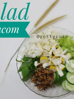 Foto resep Salad Oncom