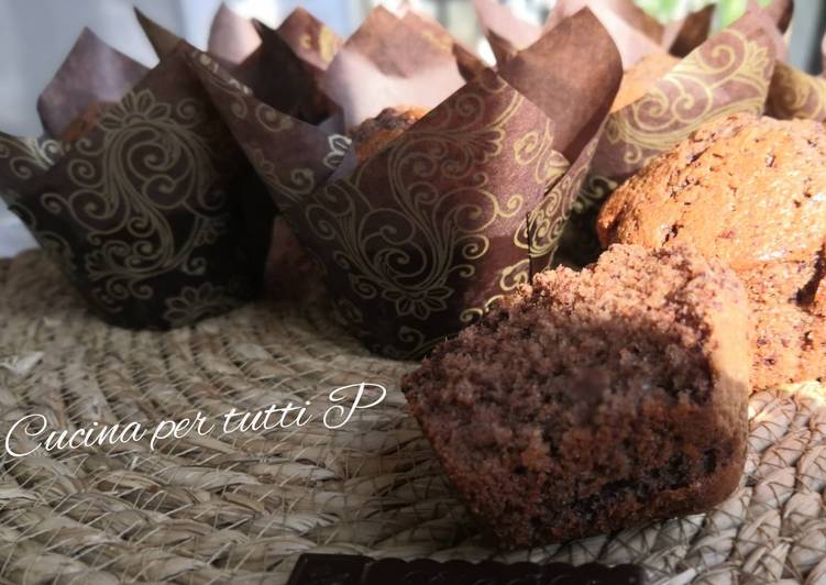 Muffins chocolat moelleux rapide et facile