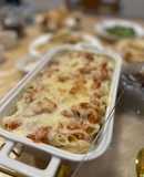 مكرونة بالبنك صوص