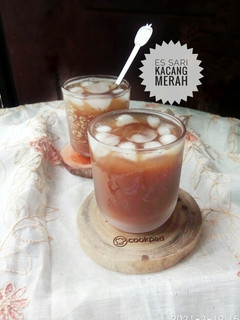 Foto resep Es Sari Kacang Merah