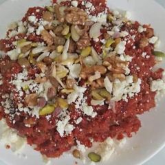 A picture of Gajar ka halwa.