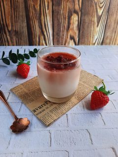 Foto resep Strawberry Panacotta