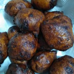 Banana fritters A picture of Banana fritters.