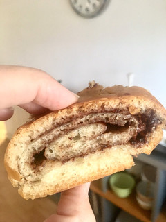 Una foto de Rollo pizza de chocolate