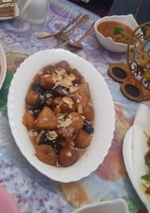 صورة لوصفة طاجين العينة وشباح السفرة