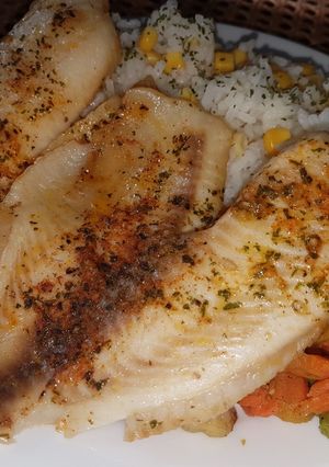 Fűszervajas tilápia filé recept fotója