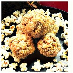 A picture of Jaggery Popcorn Laddu.