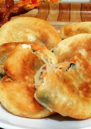Foto resep Pancakeisisayur ala Korean(Rotigorengisisayur)