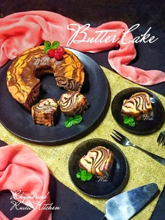 Foto resep Neapolitan Zebra Butter Cake