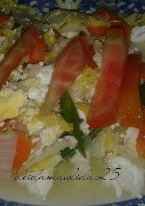 Foto resep Tumis acak telur +campur sayuran