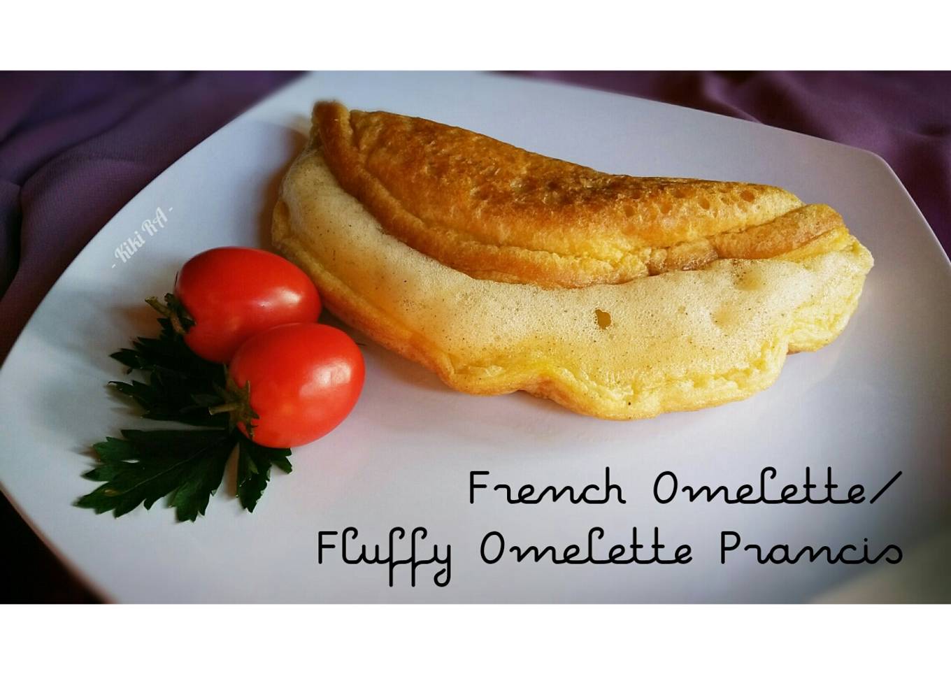 French Omelette/Fluffy Omelette Prancis