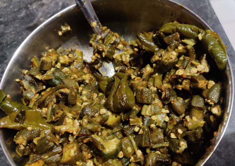 Recipe of Super Quick Homemade Bhindi