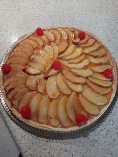 Una foto de Tarta de manzana 🍎 rápida