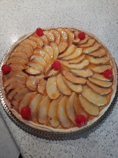 Una foto de Tarta de manzana 🍎 rápida
