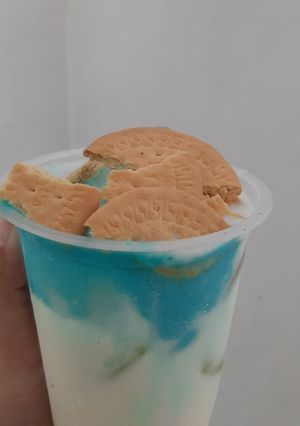 Foto resep Sky Blue Ice Topping Regal