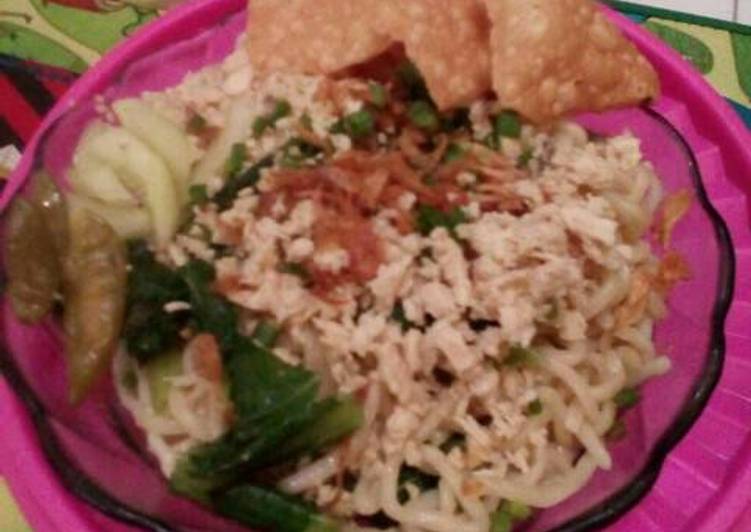 Resep Mie ayam homemade ala dapure reijas yang Enak Banget