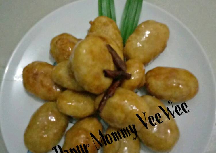 resep cara membuat Gemblong Gula Merah