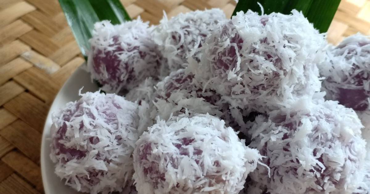 Resep Klepon Ubi Ungu Oleh 🌷yulie Yuda Gunawan🌷 Cookpad