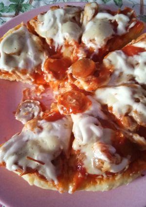 Foto resep Pizza teflon empukk ngembang